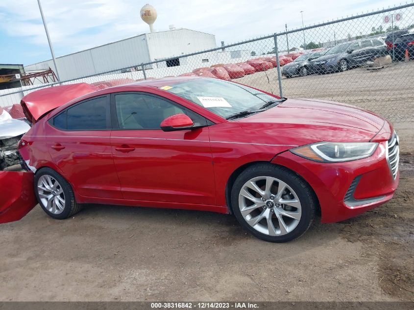 2017 HYUNDAI ELANTRA SE - 5NPD84LF8HH004510