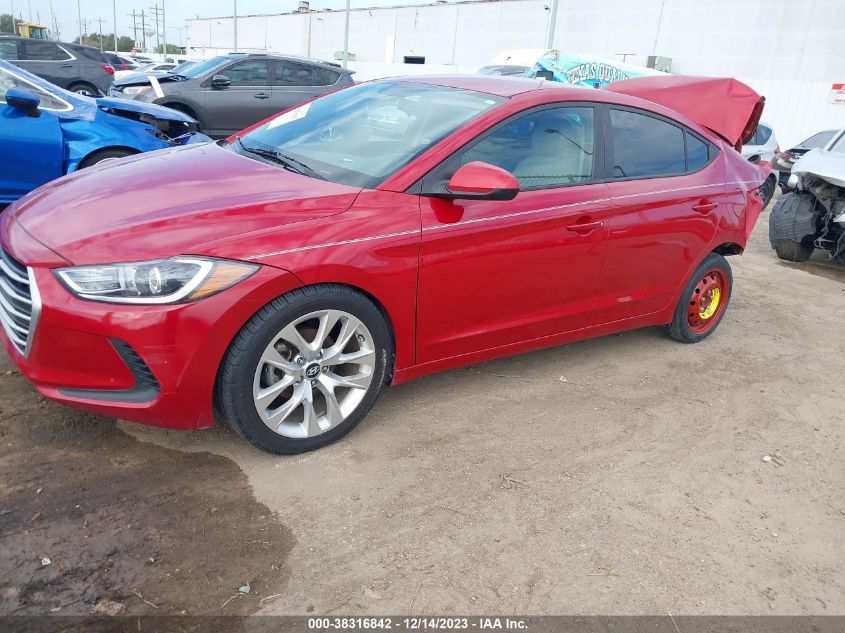 2017 HYUNDAI ELANTRA SE - 5NPD84LF8HH004510