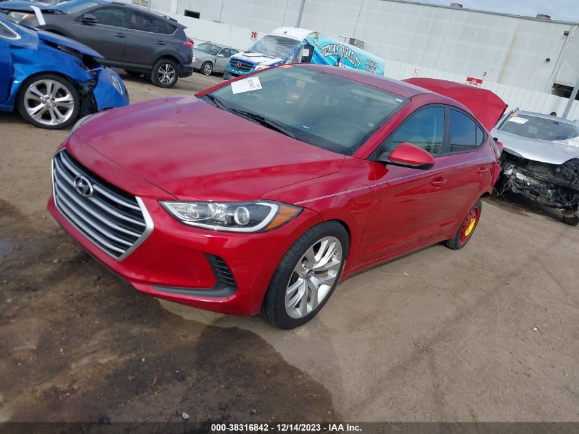 2017 HYUNDAI ELANTRA SE - 5NPD84LF8HH004510