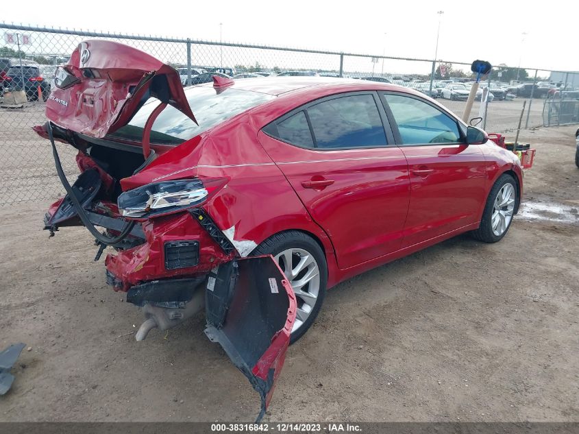 2017 HYUNDAI ELANTRA SE - 5NPD84LF8HH004510