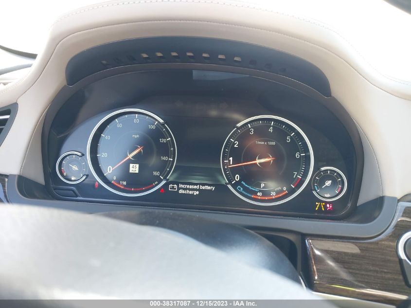 2015 BMW 750I WBAYA8C50FD825735