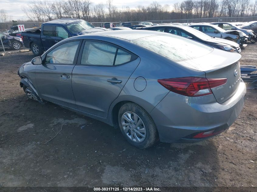 2019 HYUNDAI ELANTRA SE - KMHD74LF4KU833747