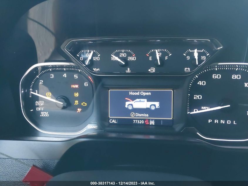 2020 GMC SIERRA 1500 4WD  SHORT BOX SLT - 3GTU9DED2LG139489