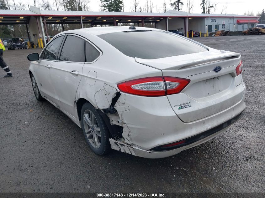 2016 FORD FUSION ENERGI TITANIUM - 3FA6P0SU9GR115069