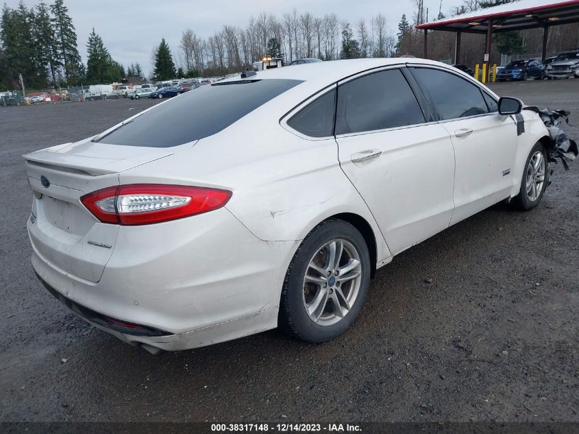 2016 FORD FUSION ENERGI TITANIUM - 3FA6P0SU9GR115069