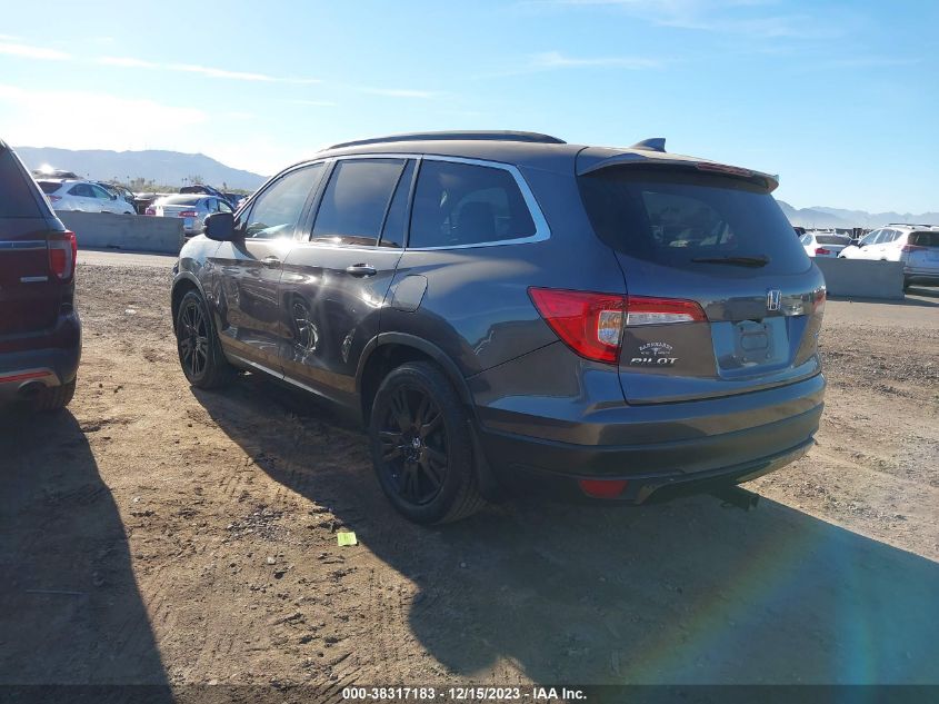 2021 HONDA PILOT 2WD SPECIAL EDITION - 5FNYF5H22MB005440