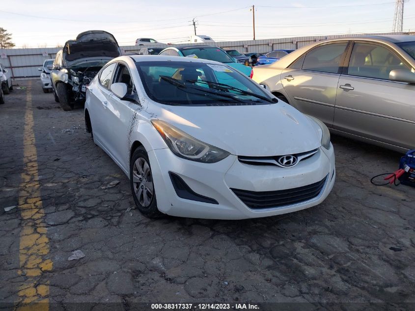 2016 HYUNDAI ELANTRA SE - 5NPDH4AE4GH718000