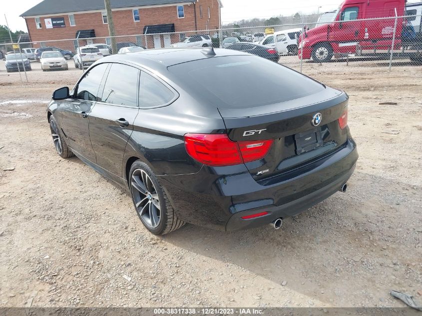 2015 BMW 335I GRAN TURISMO XDRIVE WBA3X9C51FD869001