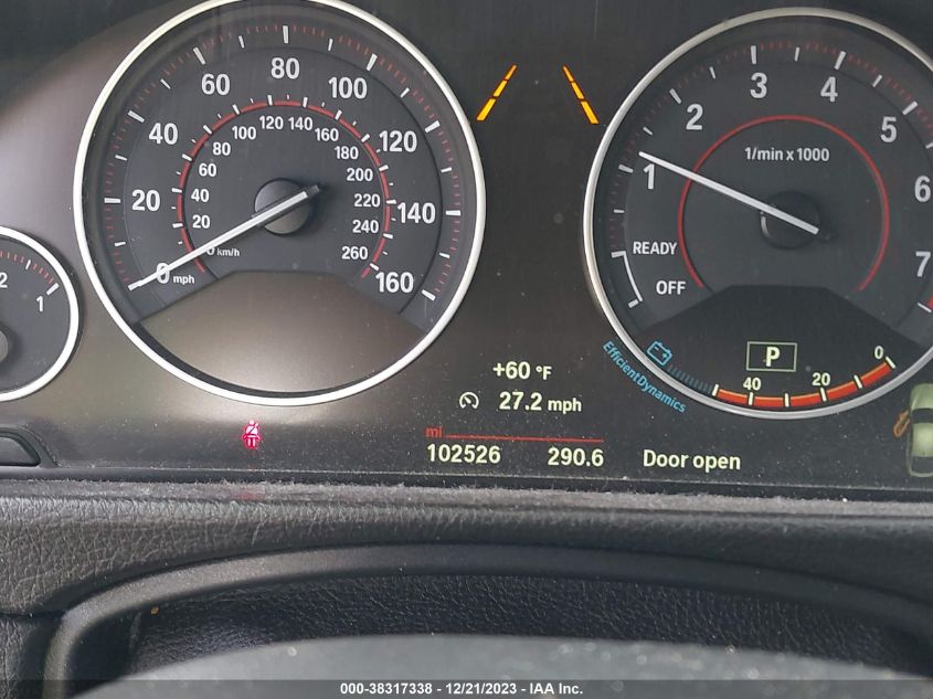 2015 BMW 335I GRAN TURISMO XDRIVE WBA3X9C51FD869001