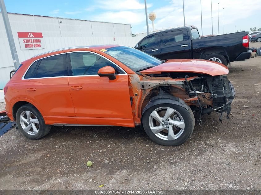 2020 AUDI Q3 PREMIUM 45 TFSI QUATTRO TIPTRONIC - WA1AECF30L1027166