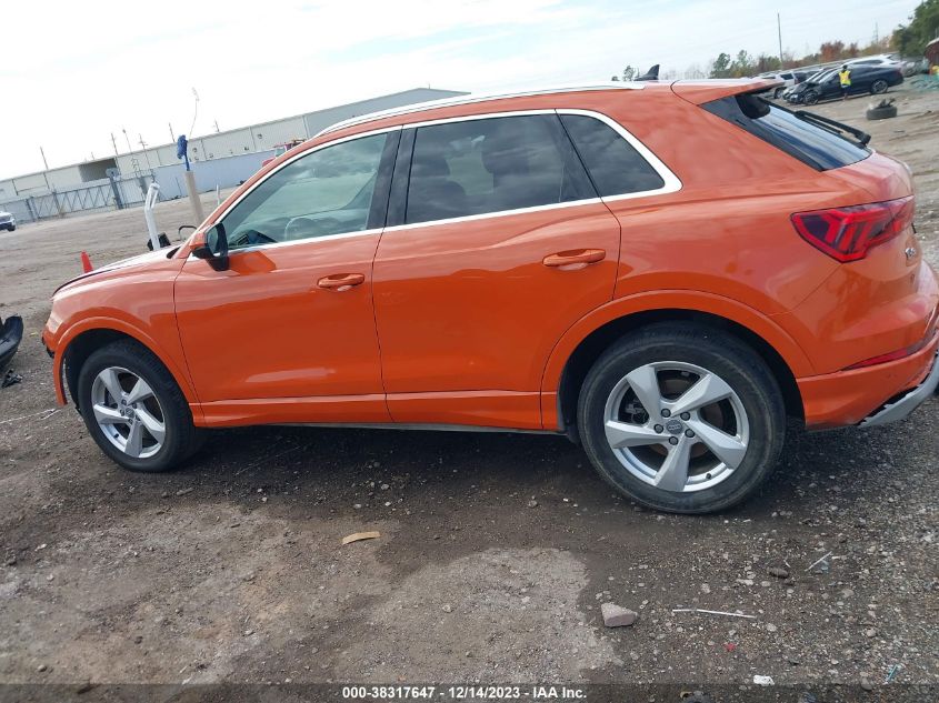 2020 AUDI Q3 PREMIUM 45 TFSI QUATTRO TIPTRONIC - WA1AECF30L1027166