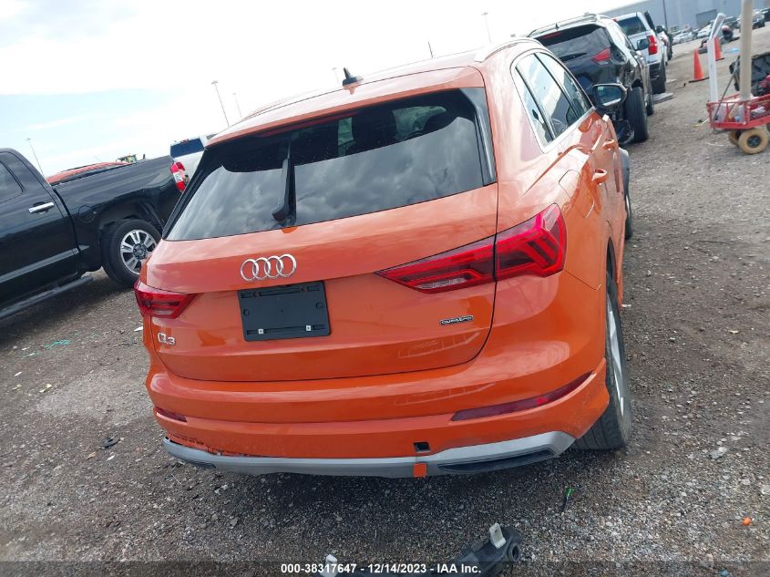 2020 AUDI Q3 PREMIUM 45 TFSI QUATTRO TIPTRONIC - WA1AECF30L1027166