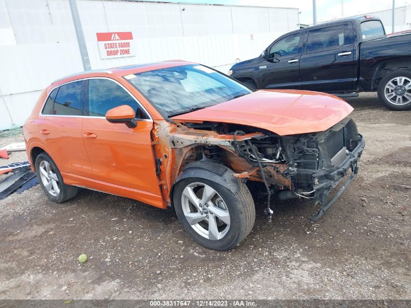 2020 AUDI Q3 PREMIUM 45 TFSI QUATTRO TIPTRONIC - WA1AECF30L1027166
