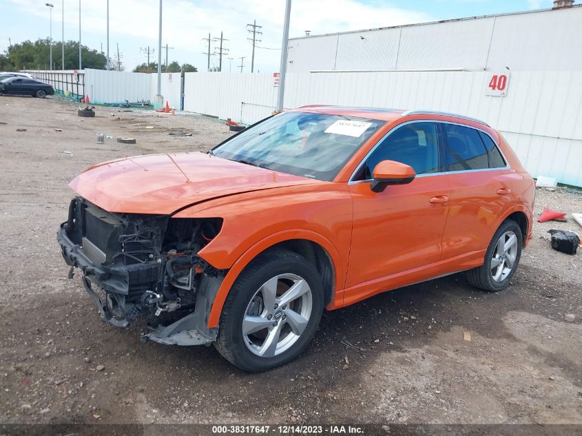 2020 AUDI Q3 PREMIUM 45 TFSI QUATTRO TIPTRONIC - WA1AECF30L1027166