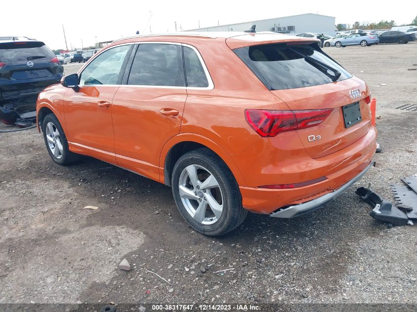 2020 AUDI Q3 PREMIUM 45 TFSI QUATTRO TIPTRONIC - WA1AECF30L1027166