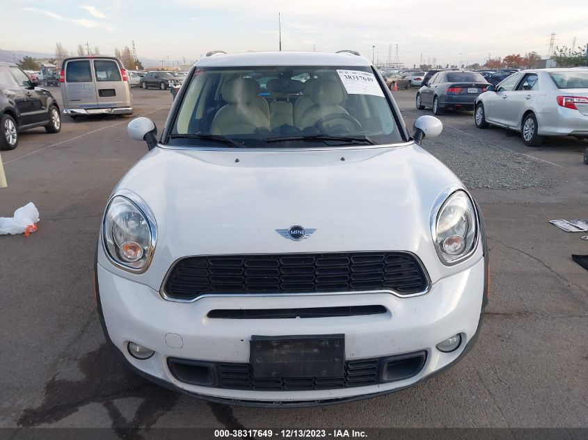 2013 MINI COUNTRYMAN COOPER S - WMWZC5C52DWP32620