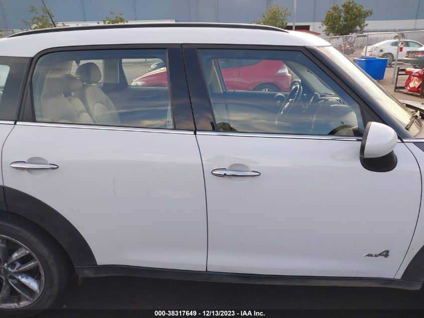 2013 MINI COUNTRYMAN COOPER S - WMWZC5C52DWP32620
