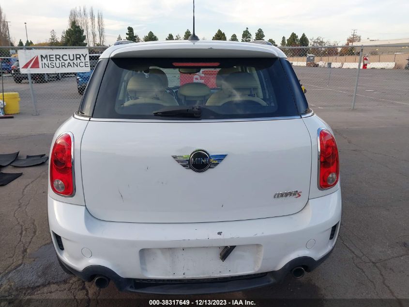 2013 MINI COUNTRYMAN COOPER S - WMWZC5C52DWP32620