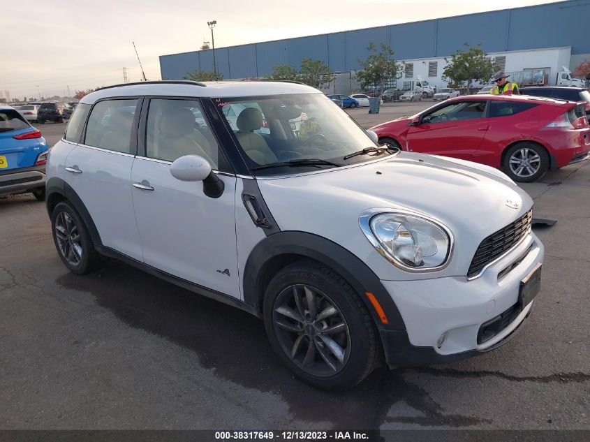 2013 MINI COUNTRYMAN COOPER S - WMWZC5C52DWP32620