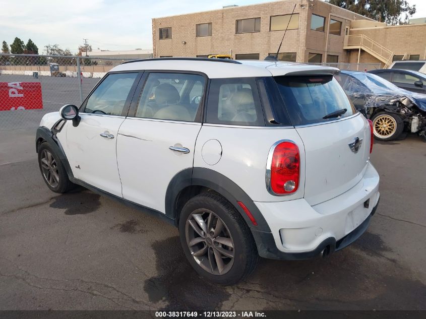 2013 MINI COUNTRYMAN COOPER S - WMWZC5C52DWP32620