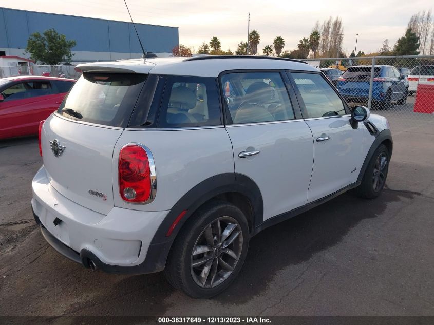 2013 MINI COUNTRYMAN COOPER S - WMWZC5C52DWP32620