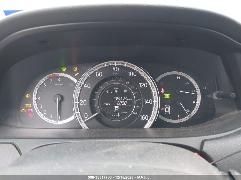 2013 HONDA ACCORD EX-L V-6 - 1HGCR3F85DA016794