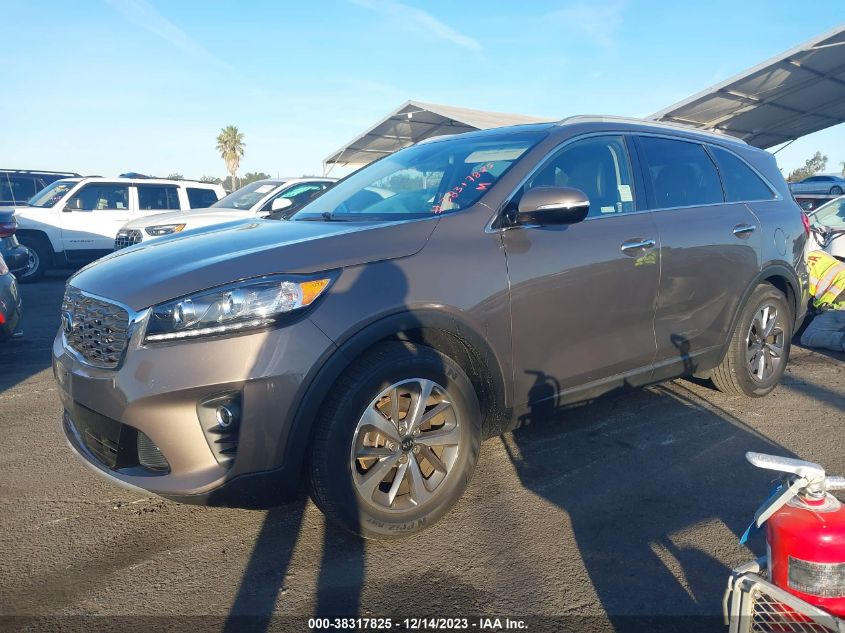 2019 KIA SORENTO 3.3L EX - 5XYPH4A59KG529050