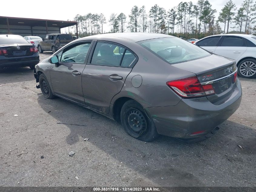 2015 HONDA CIVIC LX - 19XFB2F55FE290755