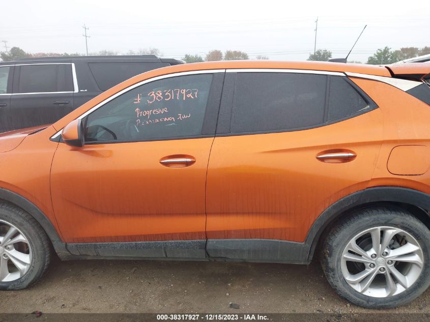 2022 BUICK ENCORE GX FWD PREFERRED - KL4MMBS21NB022059