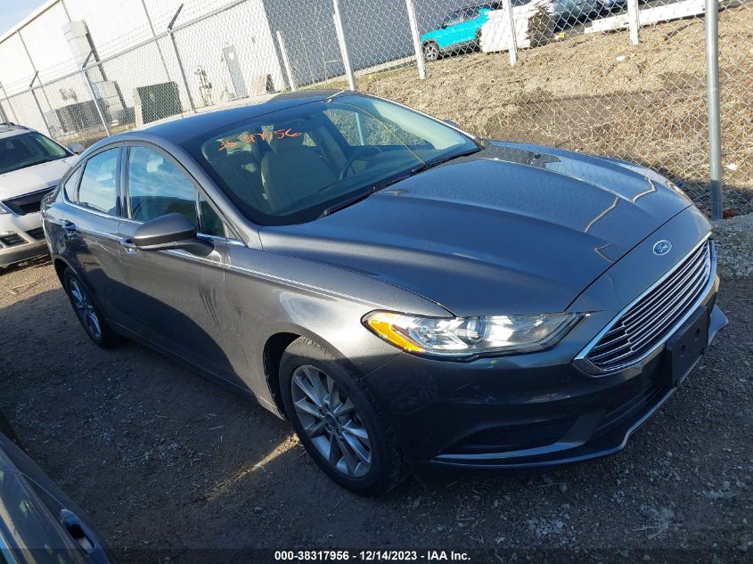 2017 FORD FUSION SE - 3FA6P0H71HR391331