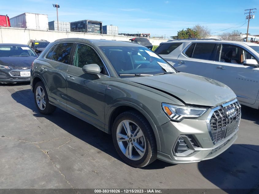 2023 AUDI Q3 PREMIUM PLUS 45 TFSI S LINE QUATTRO TIPTRONIC - WA1EECF35P1019507