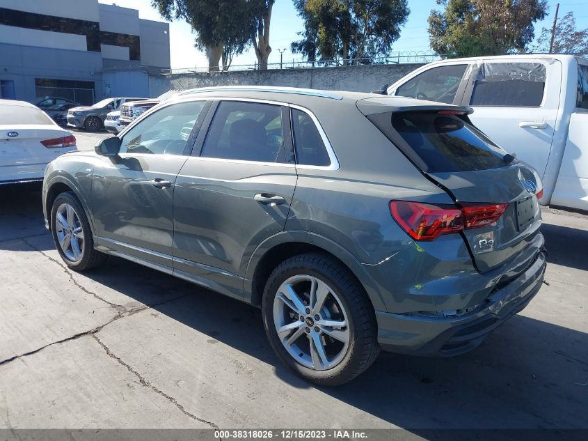 2023 AUDI Q3 PREMIUM PLUS 45 TFSI S LINE QUATTRO TIPTRONIC - WA1EECF35P1019507