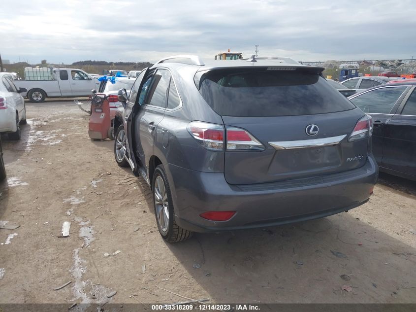 2013 LEXUS RX 450H - JTJBC1BA0D2447219