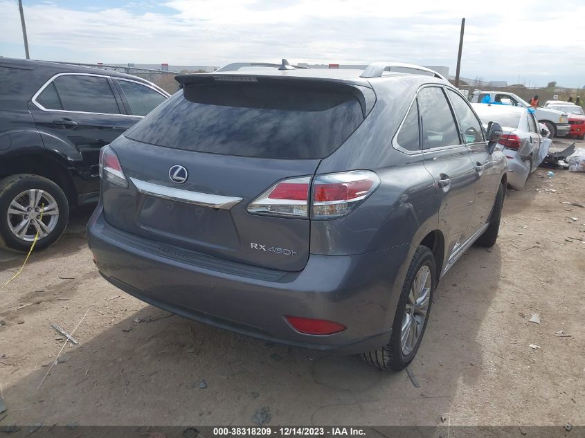 2013 LEXUS RX 450H - JTJBC1BA0D2447219