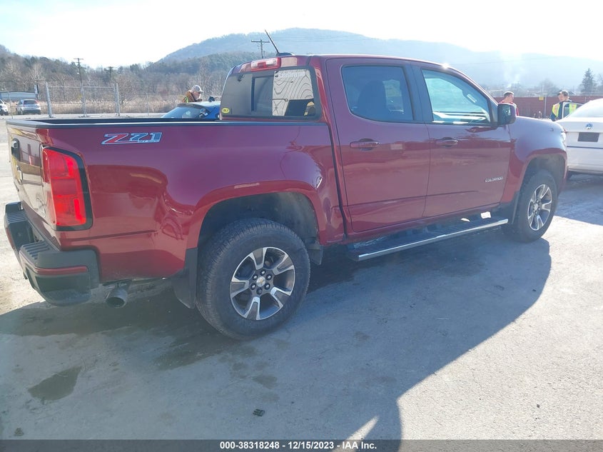 VIN 1GCGTDEN1H1237989 2017 CHEVROLET COLORADO Z71