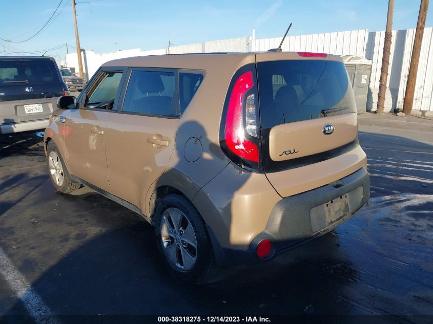 2015 KIA SOUL - KNDJN2A23F7230925