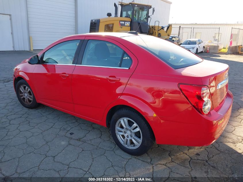 2015 CHEVROLET SONIC LT AUTO - 1G1JC5SH8F4153571