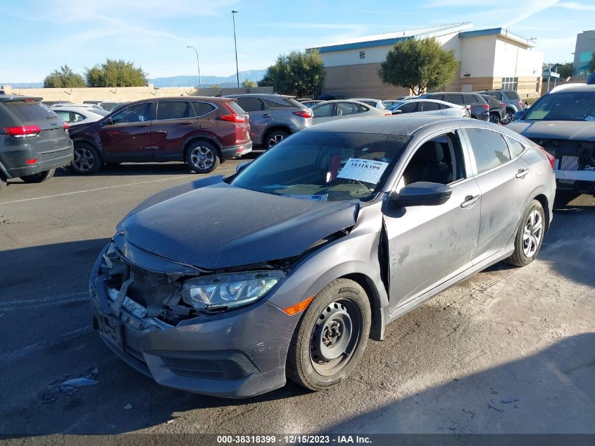 2018 HONDA CIVIC LX - 2HGFC2F54JH560487