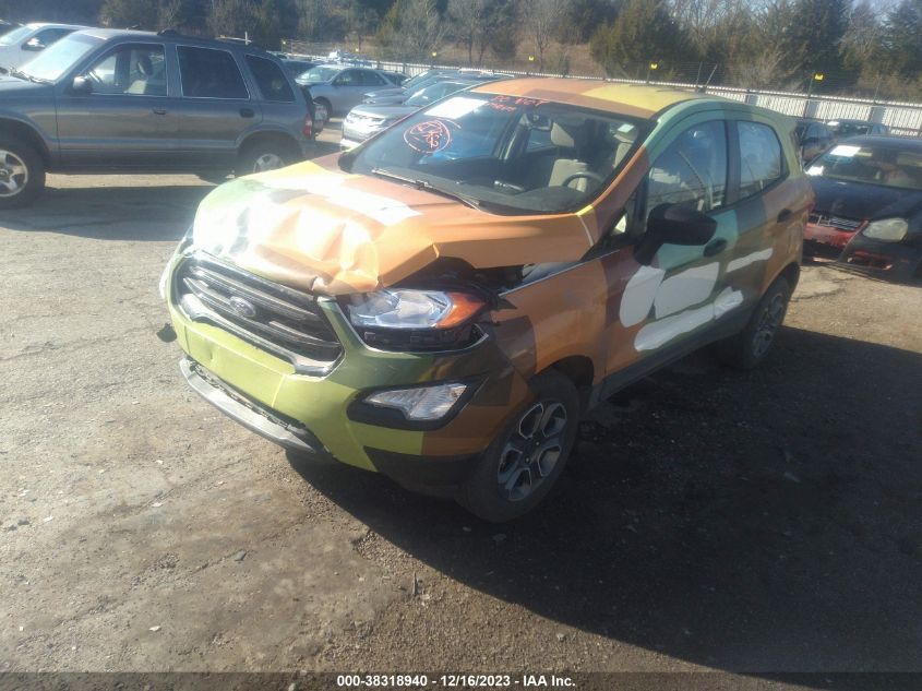 2022 FORD ECOSPORT S - MAJ6S3FL8NC466780
