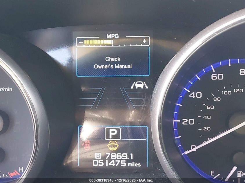 2019 SUBARU LEGACY 2.5I LIMITED - 4S3BNAN65K3008481