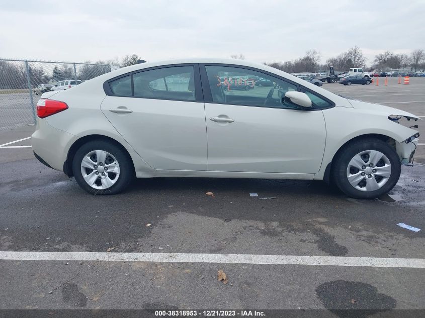 2015 KIA FORTE LX - KNAFK4A64F5281758