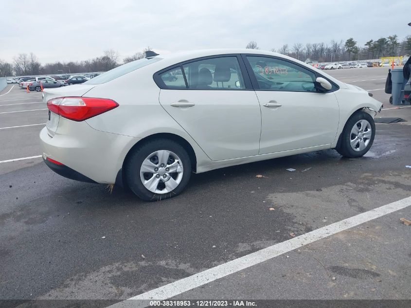 2015 KIA FORTE LX - KNAFK4A64F5281758