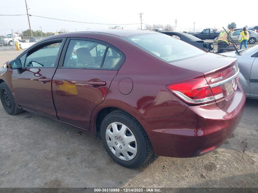 2015 HONDA CIVIC LX - 19XFB2F53FE065735