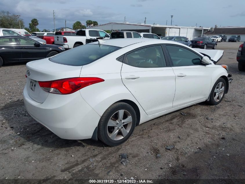 2013 HYUNDAI ELANTRA GLS - 5NPDH4AE4DH255853