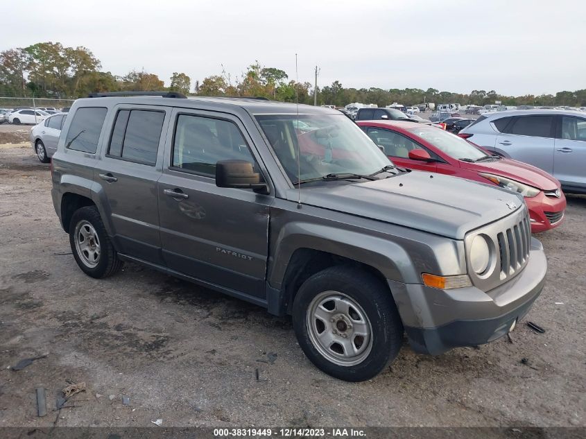 2014 JEEP PATRIOT SPORT - 1C4NJPBB9ED563185