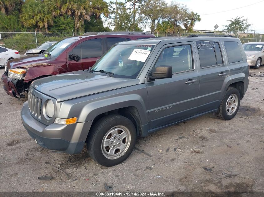 2014 JEEP PATRIOT SPORT - 1C4NJPBB9ED563185