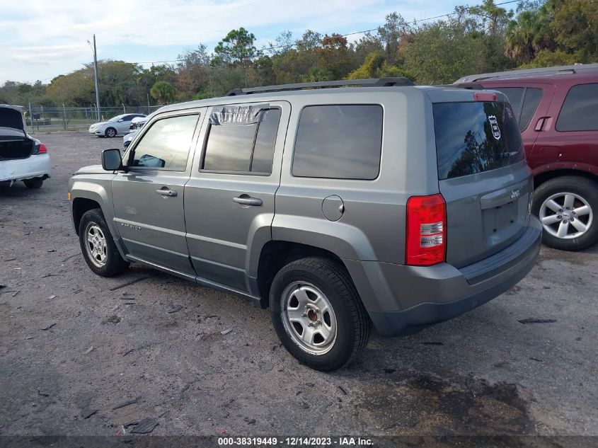 2014 JEEP PATRIOT SPORT - 1C4NJPBB9ED563185