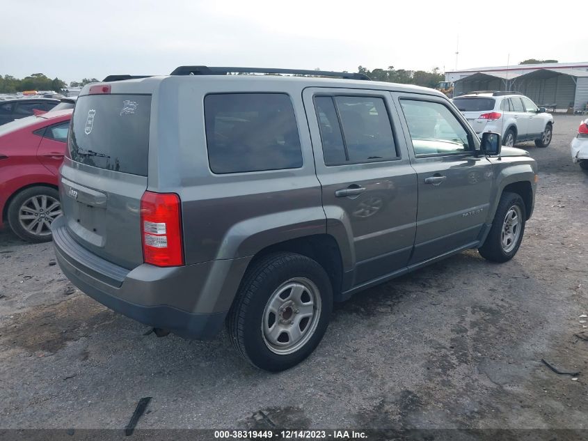 2014 JEEP PATRIOT SPORT - 1C4NJPBB9ED563185