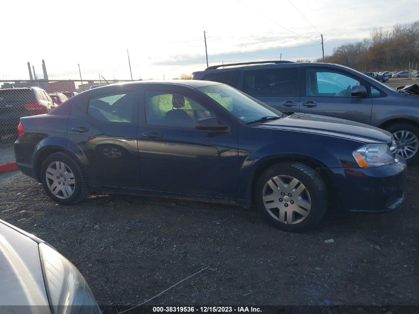 2013 DODGE AVENGER SE - 1C3CDZAG0DN748164