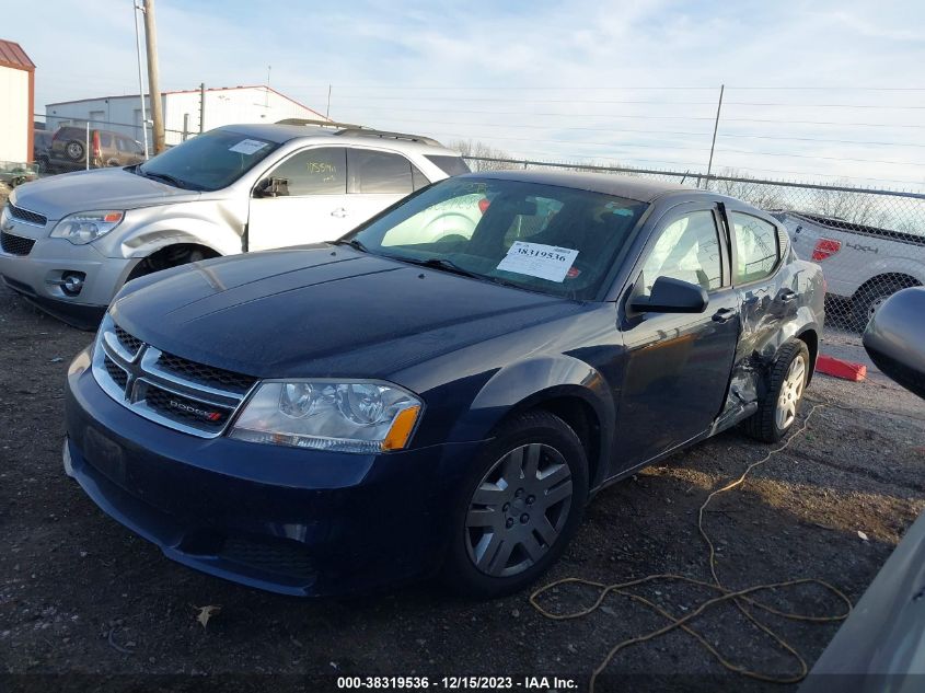 2013 DODGE AVENGER SE - 1C3CDZAG0DN748164